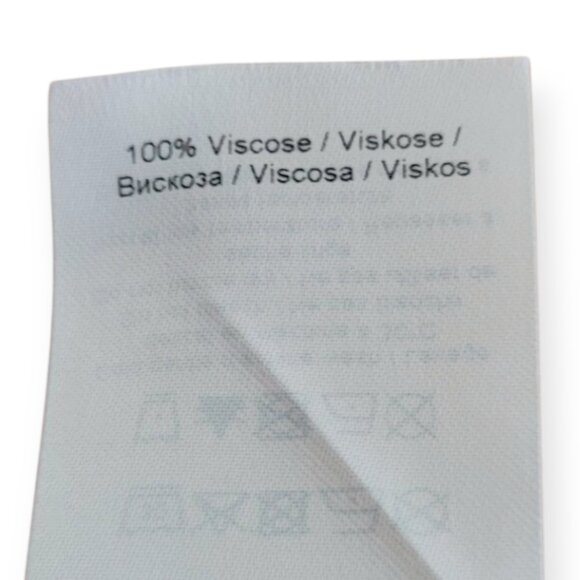 Ganni Boho Romantic Gorgeous 100% Viscose Floral Crepe Midi Skirt size 4 EUC - Picture 13 of 16